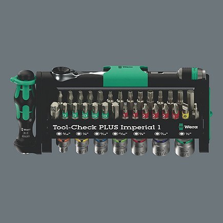 TOOL-CHECK PLUS IMPERIAL 1, 39 CZĘŚCI WERA TOOL-CHECK PLUS IMPERIAL 1, 39 CZĘŚCI WERA