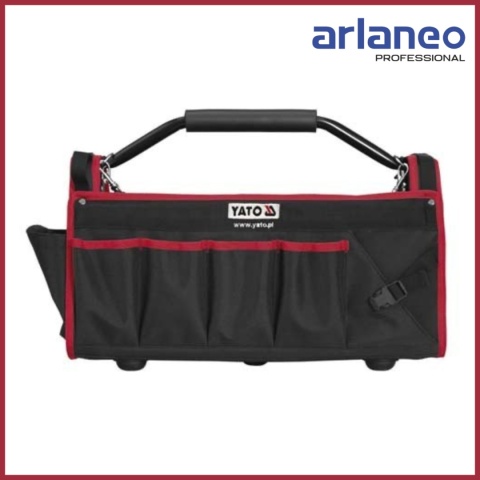 TORBA NARZĘDZIOWA YATO 49x23x28 CM YT-7435 | POJEMNA, WODOODPORNA, WYTRZYMAŁA TORBA NARZĘDZIOWA YATO 49x23x28 CM YT-7435 | POJEMNA, WODOODPORNA, WYTRZYMAŁA