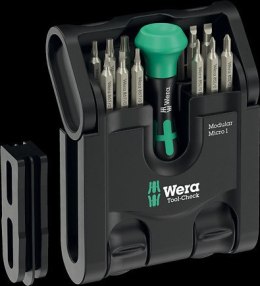 ZESTAW BITÓW Z UCHWYTEM TOOL-CHECK MODULAR MICRO 21 CZĘŚCI WERA