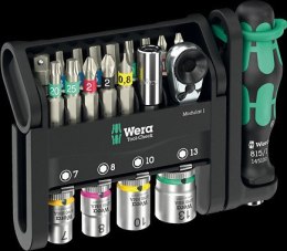 ZESTAW BITY I NASADKI TOOL-CHECK MODULAR 1, 21 CZĘŚCI WERA