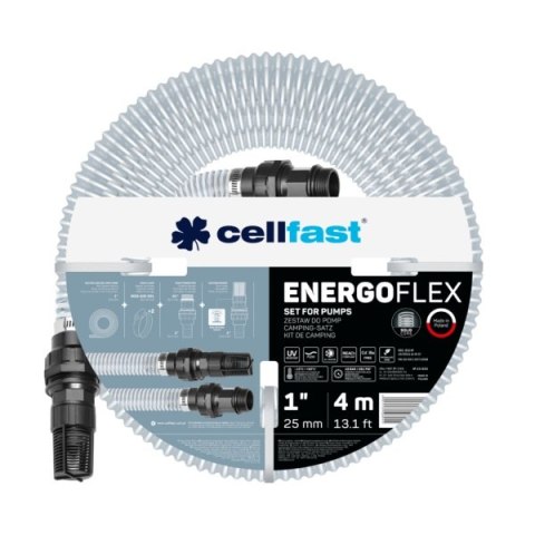 ZESTAW DO POMP Z KOSZEM I ARMATURĄ ENERGOFLEX 1'' 4 MB CELL-FAST ZESTAW DO POMP Z KOSZEM I ARMATURĄ ENERGOFLEX 1'' 4 MB CELL-FAST