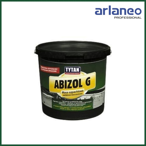ABIZOL G TYTAN 5kg – Masa Szpachlowa Bitumiczna do Napraw i Uszczelnień ABIZOL G TYTAN 5kg – Masa Szpachlowa Bitumiczna do Napraw i Uszczelnień