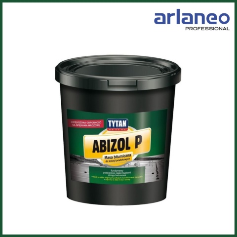ABIZOL P TYTAN 18kg – Masa Bitumiczna do Izolacji Powłokowych, Bezspoinowa ABIZOL P TYTAN 18kg – Masa Bitumiczna do Izolacji Powłokowych, Bezspoinowa