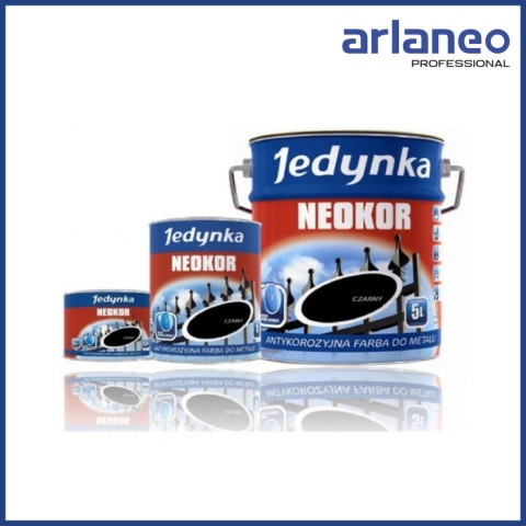 ANTYKOROZYJNA FARBA PODKŁADOWA NEOKOR CZERWONY TL.ŚREDNI 5.0 JEDYNKA