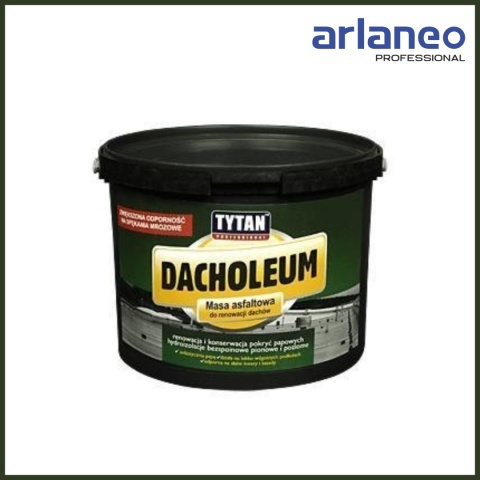 Tytan Dacholeum Masa Asfaltowa 18kg – Renowacja Dachów, Hydroizolacja Tytan Dacholeum Masa Asfaltowa 18kg – Renowacja Dachów, Hydroizolacja