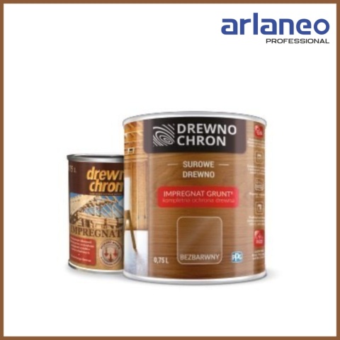 DREWNOCHRON IMPREGNAT GRUNT 4.5L BEZBARWNY | GŁĘBOKA OCHRONA DREWNA