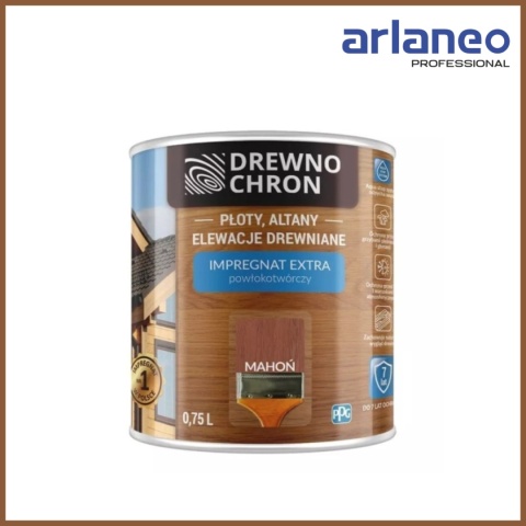 DREWNOCHRON IMPREGNAT POWŁOKOTWÓRCZY MAHOŃ 0.75L