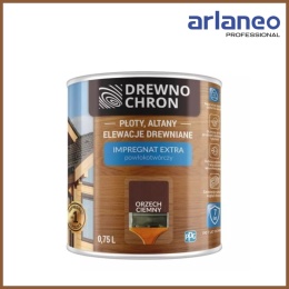 DREWNOCHRON IMPREGNAT POWŁOKOTWÓRCZY ORZECH CIEMNY 4,5L | EXPRESS OCHRONA DREWNA