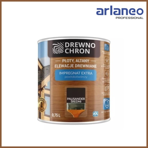 DREWNOCHRON IMPREGNAT POWŁOKOTWÓRCZY PALISANDER ŚREDNI 4,5L DREWNOCHRON