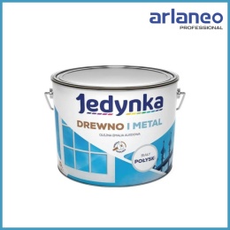 EMALIA ALKIDOWA DO DREWNA I METALU BIAŁA 10L JEDYNKA