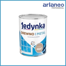 EMALIA ALKIDOWA DO DREWNA I METALU BRĄZ MAT 0,9L JEDYNKA