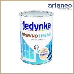 EMALIA ALKIDOWA DO DREWNA I METALU KOŚĆ SŁONIOWA 0,9L JEDYNKA