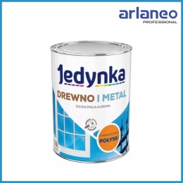 EMALIA ALKIDOWA DO DREWNA I METALU POMARAŃCZOWY 0.9 JEDYNKA