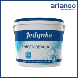 EMULSJA AKRYLOWA WEWNĘTRZNA JEDYNKA ŚNIEŻNOBIAŁA 3L JEDYNKA