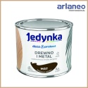 JEDYNKA DECO&PROTECT DREWNO I METAL MAT BRĄZOWY 0,2L JEDYNKA