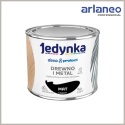 JEDYNKA DECO&PROTECT DREWNO I METAL MAT CZARNY 0,2L JEDYNKA