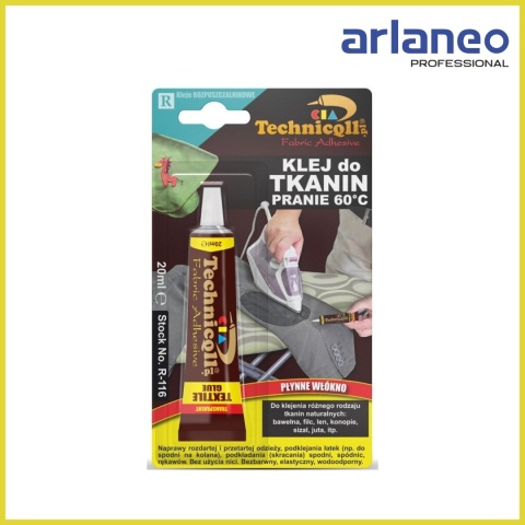 KLEJ DO TKANIN 20ML TECHNICQLL ELASTYCZNY I WODoodporny