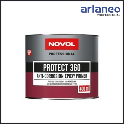 Podkład epoksydowy NOVOL Protect 360 0,4+0,4L antykorozyjny do stali
