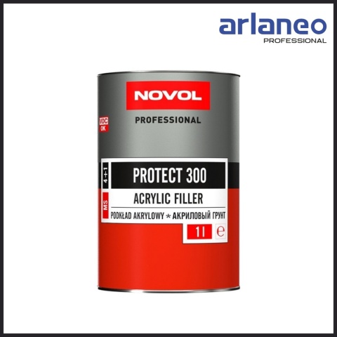 Podkład akrylowy NOVOL Protect 300 1L szary 4:1 antykorozyjny
