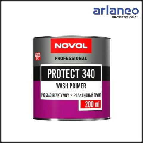 Podkład reaktywny NOVOL Protect 340 0,2L antykorozyjny 1:1 do metalu
