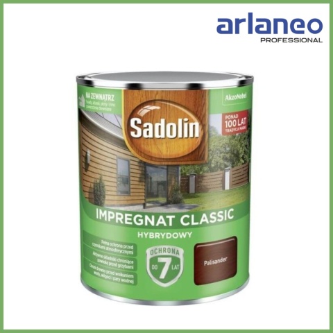 SADOLIN IMPREGNAT CLASSIC HYBRYDOWY 7 LAT PALISANDER 0.75L SADOLIN IMPREGNAT CLASSIC HYBRYDOWY 7 LAT PALISANDER 0.75L
