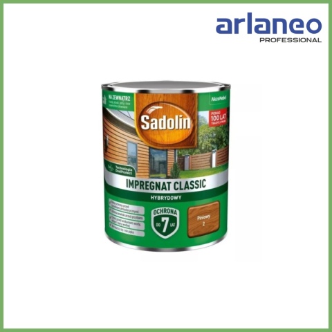 SADOLIN IMPREGNAT CLASSIC HYBRYDOWY 7 LAT PINIOWY 2.5L SADOLIN IMPREGNAT CLASSIC HYBRYDOWY 7 LAT PINIOWY 2.5L