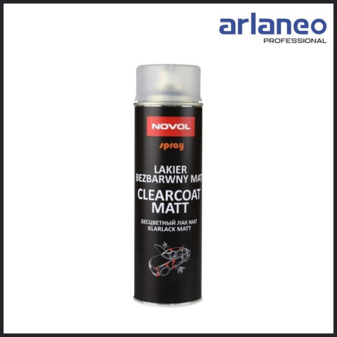SPRAY LAKIER BEZBARWNY MATOWY 500 ML NOVOL