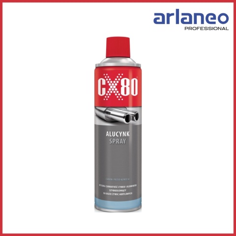 Spray CX-80 Alucynk 500 ml srebrny ochrona przed korozją metalów