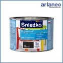 ŚNIEŻKA SUPERMAL EMALIA AKRYLOWA CZARNA A445 0,8L