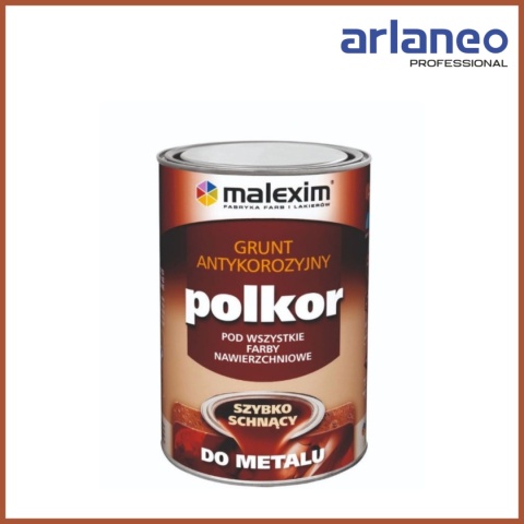 SZYBKOSCHNĄCY ANTYKOROZYJNY GRUNT POLKOR CZARNY 5L MALEXIM