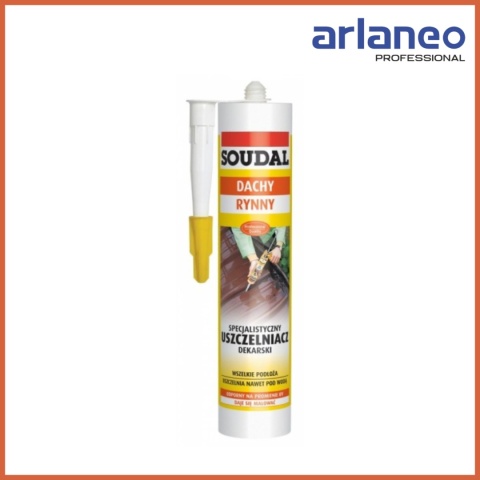 USZCZELNIACZ DEKARSKI SPECJALISTYCZNY 280ML BRĄZOWY SOUDAL USZCZELNIACZ DEKARSKI SPECJALISTYCZNY 280ML BRĄZOWY SOUDAL