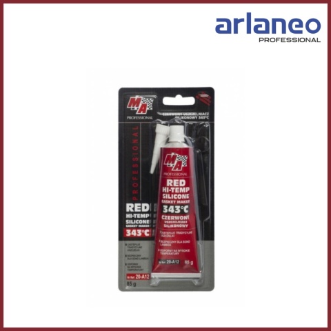 USZCZELNIACZ SILIKONOWY CZERWONY 343°C 85G MA PROFESSIONAL
