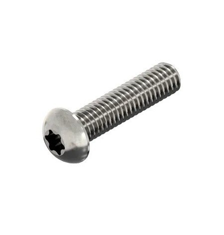 WKRĘT DO METALU Z ŁBEM KULISTYM A2 TX 4*10MM 7380-1 6-KARB. UN WKRĘT DO METALU Z ŁBEM KULISTYM A2 TX 4*10MM 7380-1 6-KARB. UN