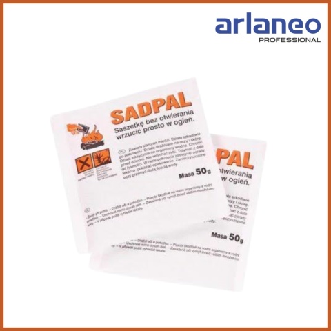 KATALIZATOR DO SPALANIA SADZY SADPAL 50G SASZETKA UN KATALIZATOR DO SPALANIA SADZY SADPAL 50G SASZETKA UN