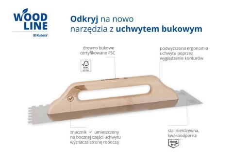 PACA NIERDZEWNA GŁADKA 130*480 ZĄB 6*6 WOOD LINE KUBALA PACA NIERDZEWNA GŁADKA 130*480 ZĄB 6*6 WOOD LINE KUBALA