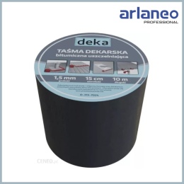 TAŚMA USZCZELNIAJĄCA DEKARSKA ALUBUTYL 15CM*10MB CZARNY DEKA