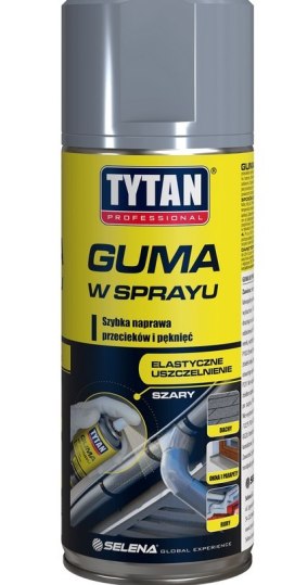 TYTAN GUMA W SPRAYU 400 ML SZARY TYTAN