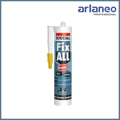 USZCZELNIACZ HYBRYDOWY FIX ALL FLEXI 290ML CZARNY SOUDAL