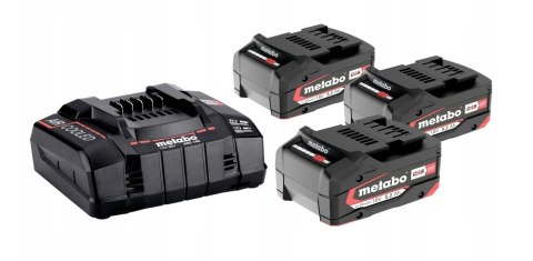 ZESTAW ZASILAJĄCY 18V ASC145 + 3*5.2AH METABO ZESTAW ZASILAJĄCY 18V ASC145 + 3*5.2AH METABO