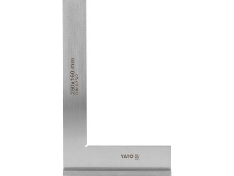 KĄTOWNIK ŚLUSARSKI ZE STOPKĄ 250*160MM YATO