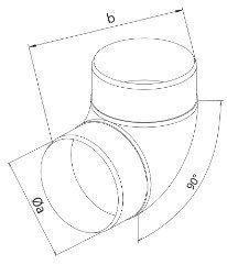 KOLANO KANAŁU OKRĄGŁEGO 100MM 90' AIR ROXY KOLANO KANAŁU OKRĄGŁEGO 100MM 90' AIR ROXY
