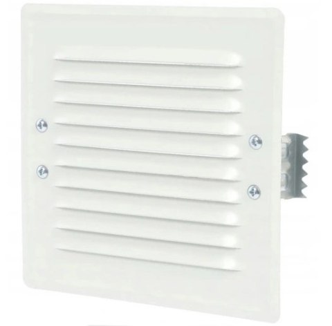 KRATKA METALOWA SKOŚNA Z UCHWTAMI Z SIATKĄ 14*14CM BIAŁA AIR ROXY