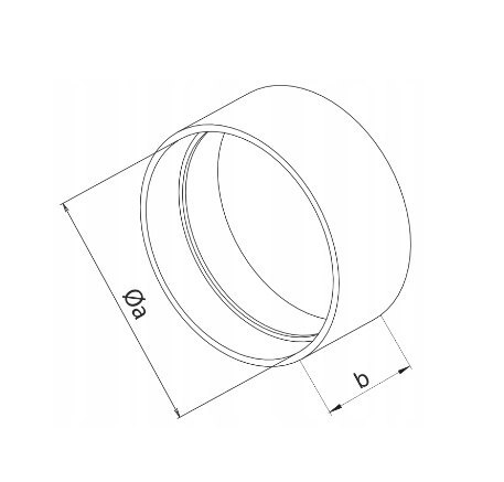 ŁĄCZNIK KANAŁU OKRĄGŁEGO 150MM AIR ROXY