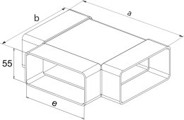 TRÓJNIK PŁASKI 220*55 AIR ROXY