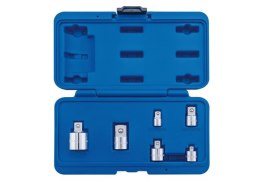 ZESTAW ADAPTERÓW I REDUKCJI 1/4' - 3/4', 6 CZ. KING TONY