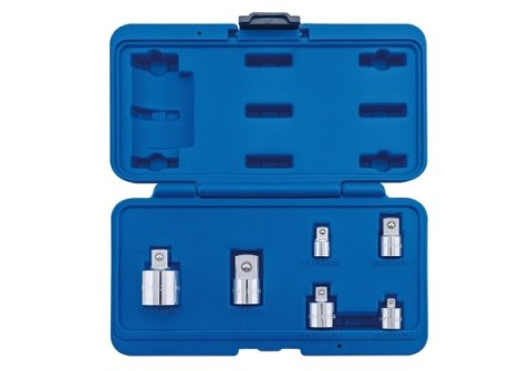 ZESTAW ADAPTERÓW I REDUKCJI 1/4' - 3/4', 6 CZ. KING TONY