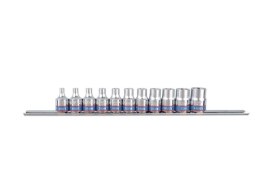 KPL.NASADEK GWIAZDKOWYCH 3/8'' 11 CZĘŚCI KRÓTKIE E4-E14 KING TONY