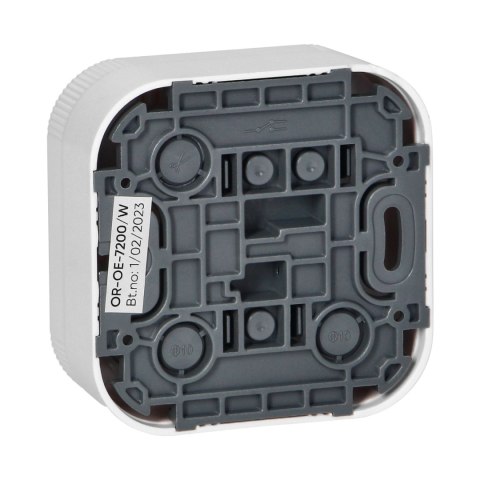 ŁĄCZNIK JEDNOBIEGUNOWY N/T TODO IP20, BIAŁY ORNO