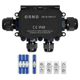 PUSZKA N/T IP68, 0.5-6.0MM2, 2 DŁA. M20, 1 DŁA. M16 UKŁAD T ORNO