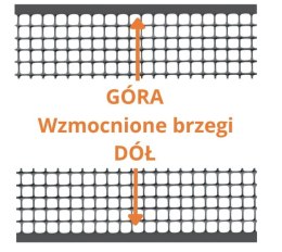 SIATKA PVC QUADRA 20 GRAFIT 1.0M*10MB OCZKO 20MM UN